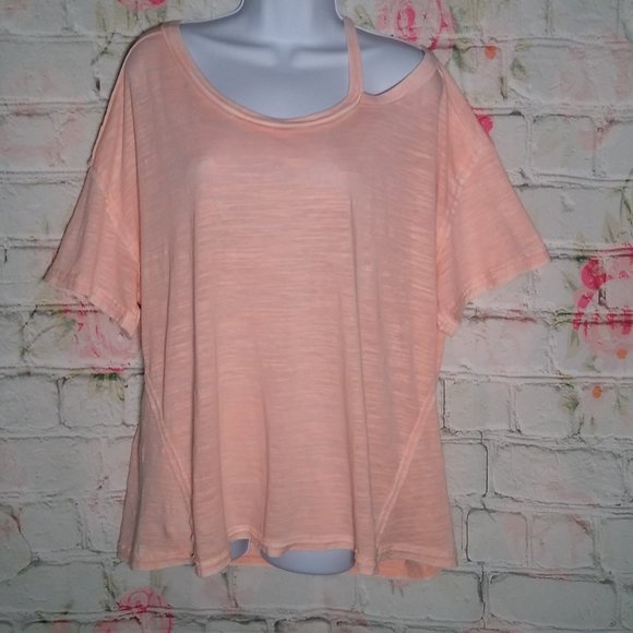 We The Free Tops - We The Free Alex Cold Shoulder Slub T-shirt
